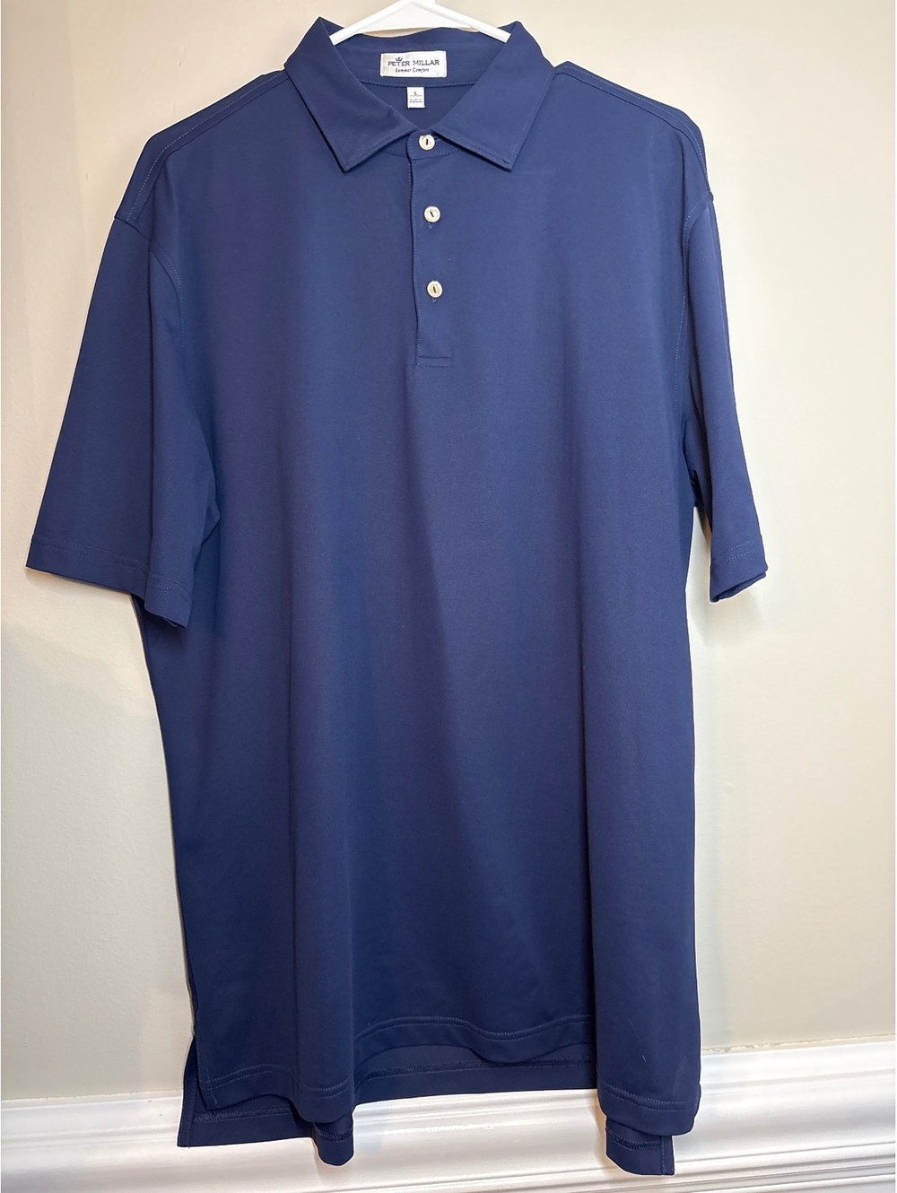 Peter Miller Navy “Summer Comfort” polo L